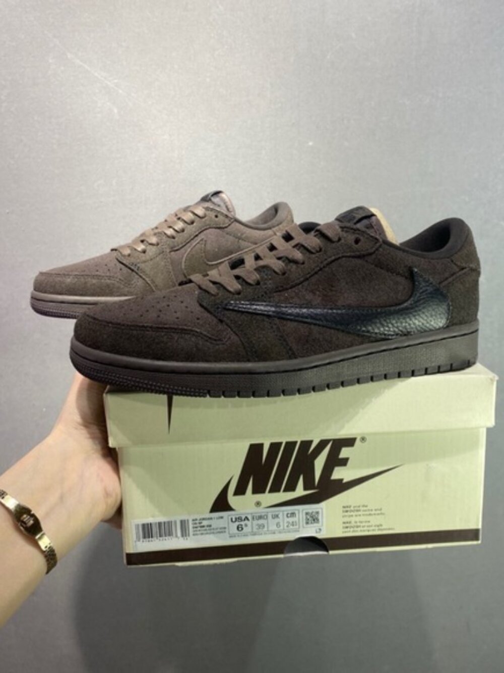 Air Jordan 1 Low OG"Travis Scott - Velvet Brown"